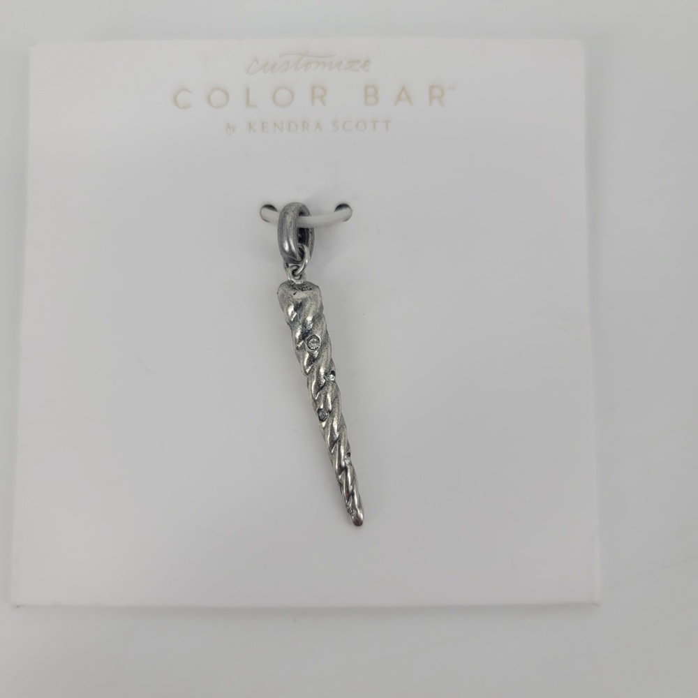 Color Bar Kendra Scott Silver Unicorn Horn Charm